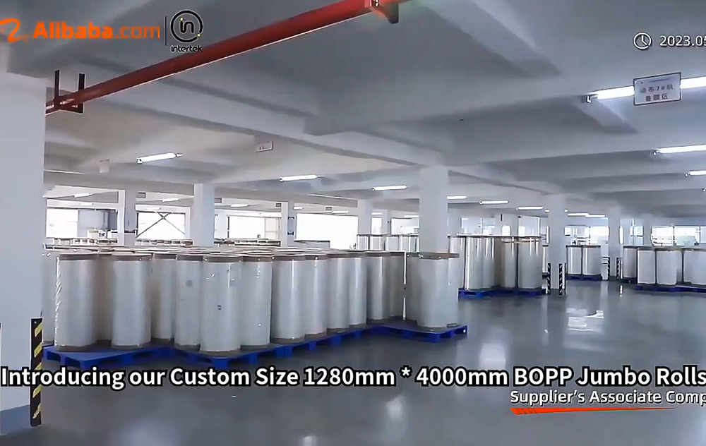 Video of Bopp Tape Jumbo Roll Transaprent