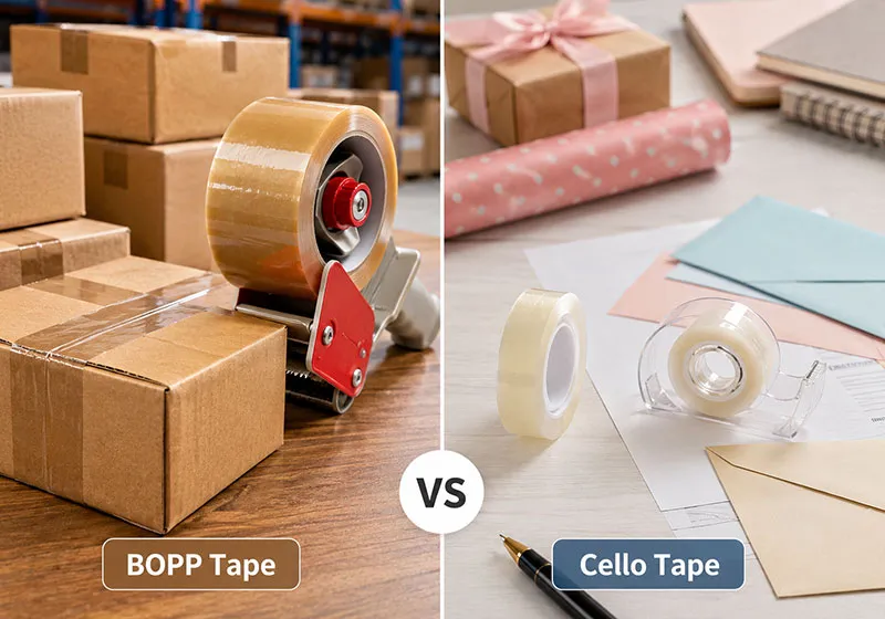 BOPP Tape vs Cello Tape: Which Adhesive Tape Is Better for Packaging and Daily Use?